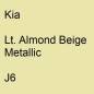 Preview: Kia, Lt. Almond Beige Metallic, J6.